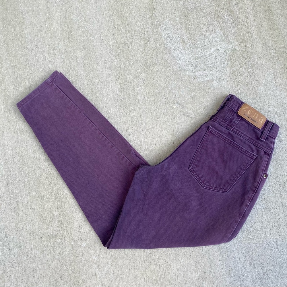 Vintage Purple ZENA High Waisted Jeans 27”